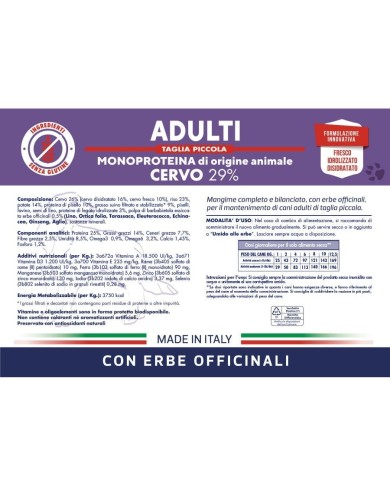 Crocchette per cani Vet Line adulti taglia piccola 800 g