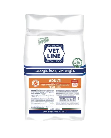 Crocchette per cani Vet Line adulti pesce taglia piccola 800 g