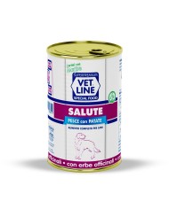 Cibo umido per cani Vet Line salute pesce e patate 400 g