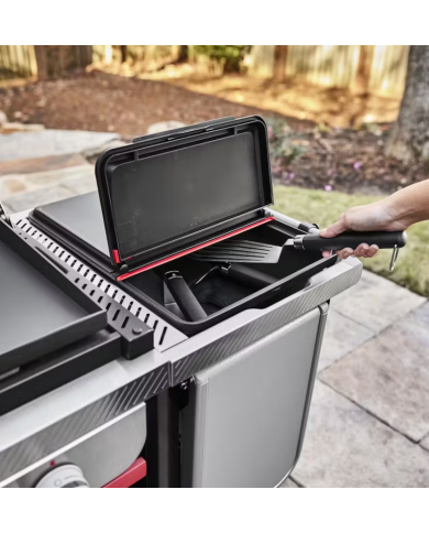 Contenitore da incasso per ripiano laterale Weber