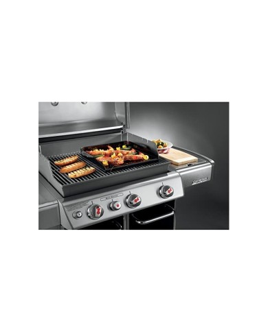 Piastra Weber in ghisa smaltata per barbecue a Genesis