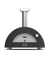 MODERNO 2 Pizze - Forno Per Pizza a Gas METANO Alfa Rosso/Grigio