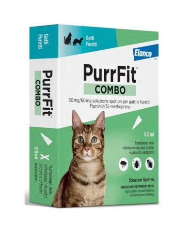 Antiparassitario Elanco Purfit 3 fiale da 0.5 ML