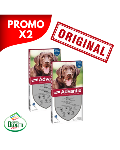 Elanco Advantix spot-on per cani 25-40 Kg 6 pipette