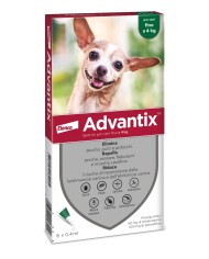 Advantix antiparassitario per cani spot-on da 0 a 4 kg 6 pipette