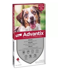 Advantix spot-on per cani 10-25 Kg 6 pipette
