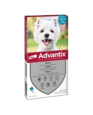 advantix cani da 4 a 10 kg  6 pipette