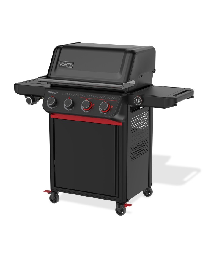 Barbecue a gas Weber Spirit EPX-435 Stealth Edition + Girarrosto e Griglia/Piastra 8858 OMAGGIO