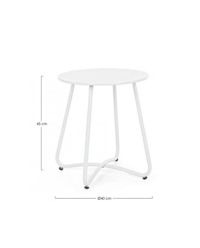 Tavolino wissant bianco D40