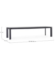 Tavolo allungabile Otavio 220-280-340x95 Bizzotto