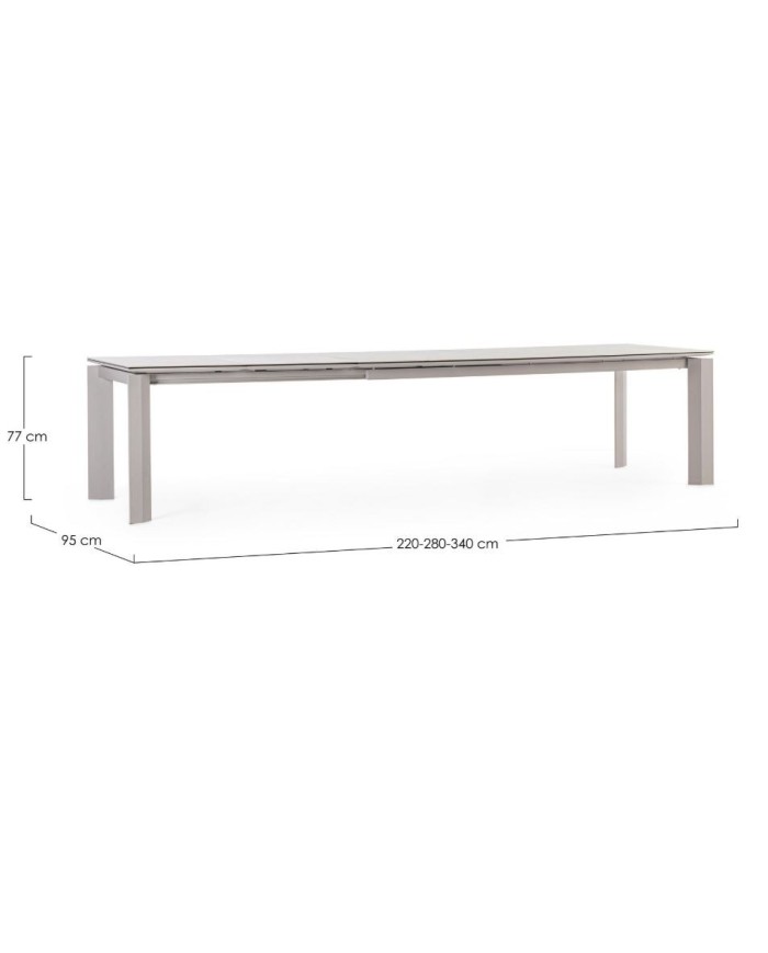 Tavolo allungabile Otavio 220-280-340x95 Bizzotto