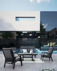 Tavolo allungabile Robert 143/183x88 Antracite Bizzotto