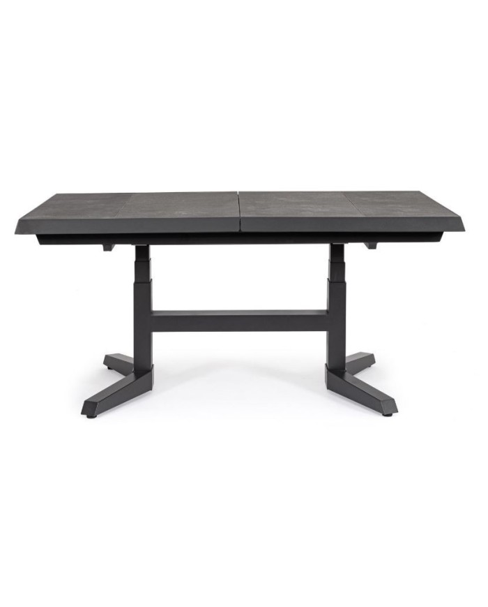 Tavolo allungabile Robert 143/183x88 Antracite Bizzotto