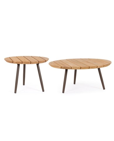 Set2 Tavolino Talaia D50-D70 Java Bizzotto