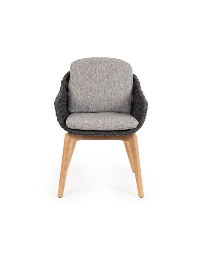 Sedia C-BR-C-C Tamires Antracite Bizzotto