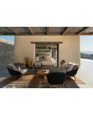 Divano 2-3P-C-C Tamires Antracite Bizzotto