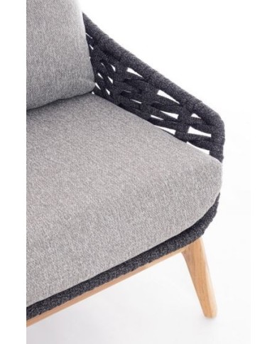 Divano 2-3P-C-C Tamires Antracite Bizzotto