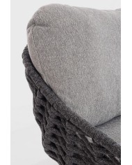 Divano 2-3P-C-C Tamires Antracite Bizzotto