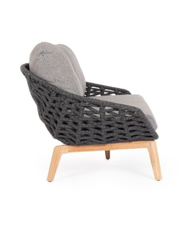 Divano 2-3P-C-C Tamires Antracite Bizzotto