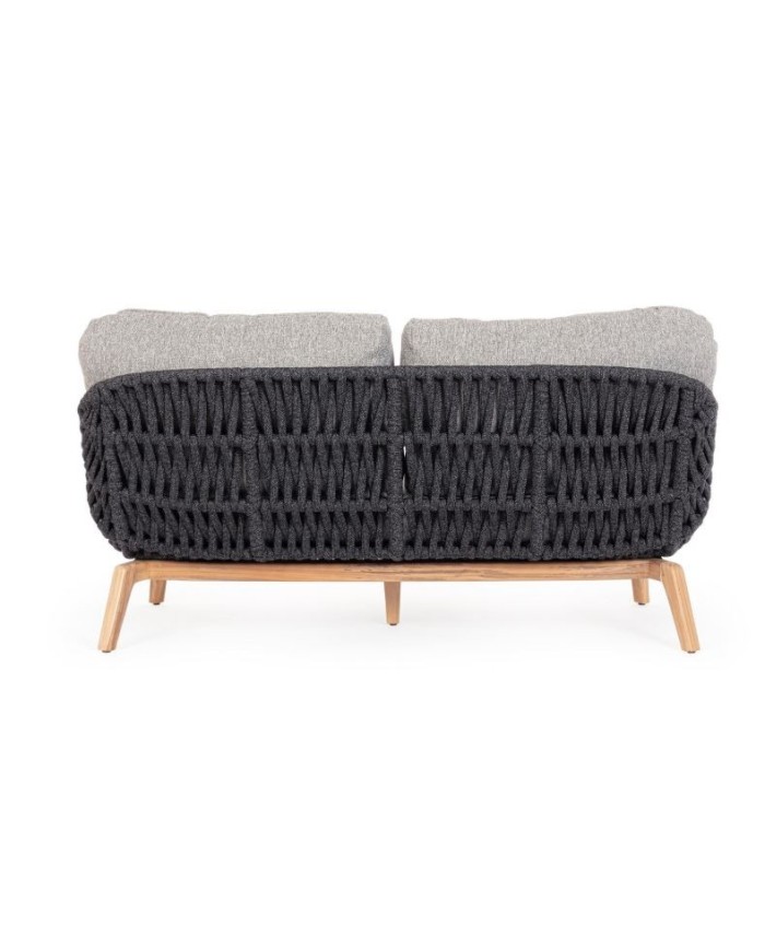 Divano 2-3P-C-C Tamires Antracite Bizzotto