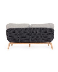 Divano 2-3P-C-C Tamires Antracite Bizzotto