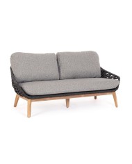 Divano 2-3P-C-C Tamires Antracite Bizzotto