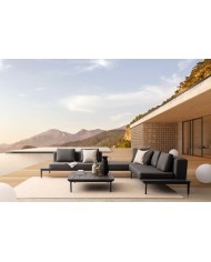 Divano 2P lounge Matrix Antracite Bizzotto