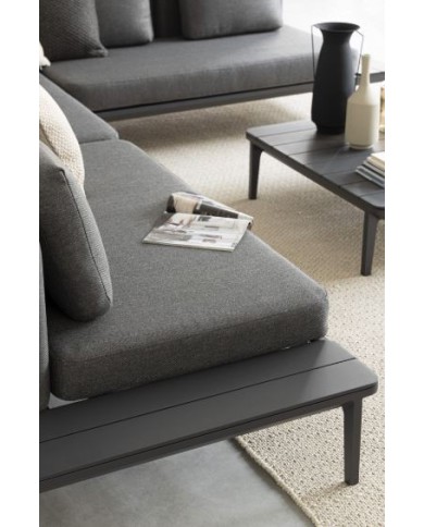 Divano 2P lounge Matrix Antracite Bizzotto