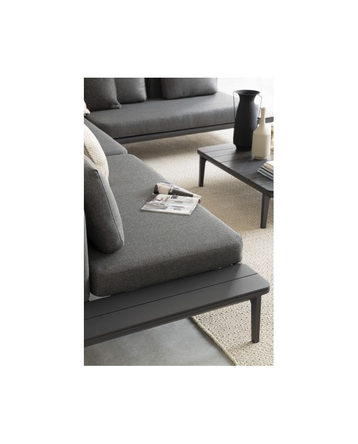 Divano 2P lounge Matrix Antracite Bizzotto
