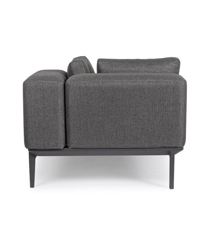 Divano 2P lounge Matrix Antracite Bizzotto