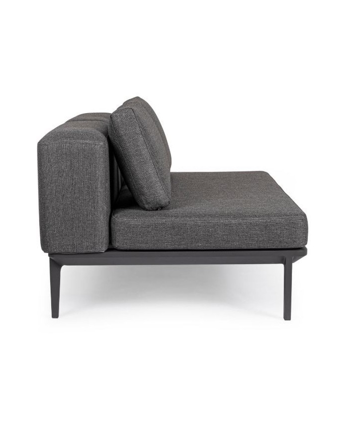 Divano 2P lounge Matrix Antracite Bizzotto