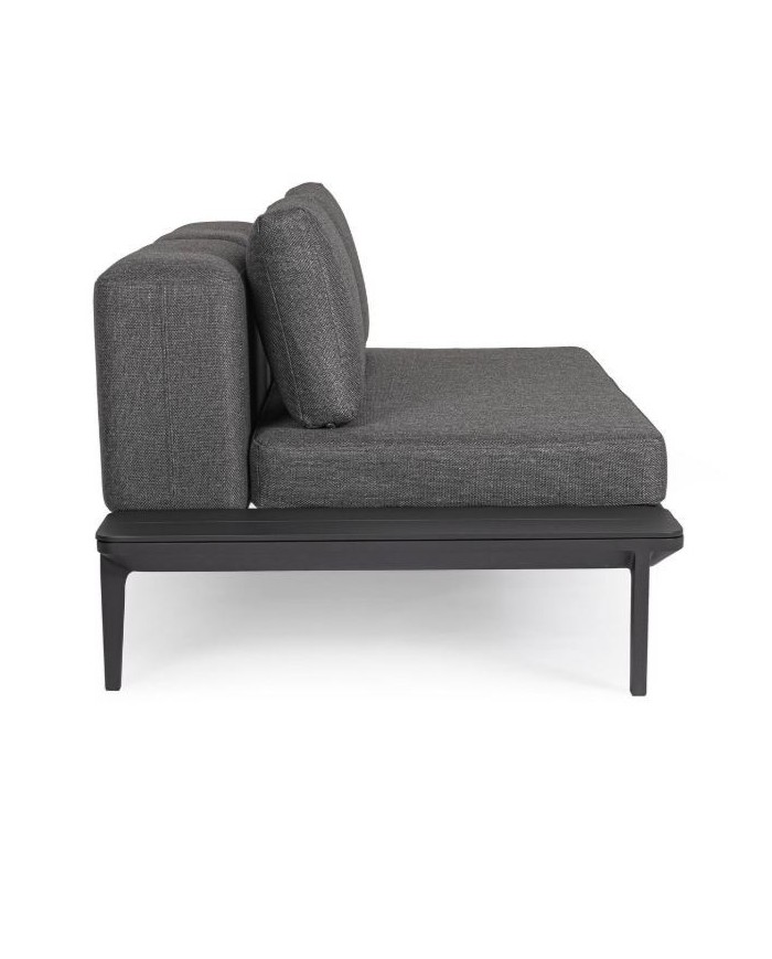 Divano 2P lounge Matrix Antracite Bizzotto