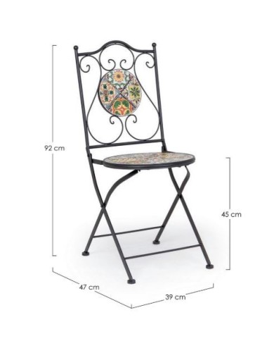 Sedia pieghevole Naxos Bizzotto