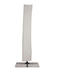 Ombrellone Braccio Aries 4x4 Antracite Naturale Bizzotto