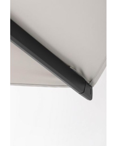 Ombrellone Braccio Aries 4x4 Antracite Naturale Bizzotto