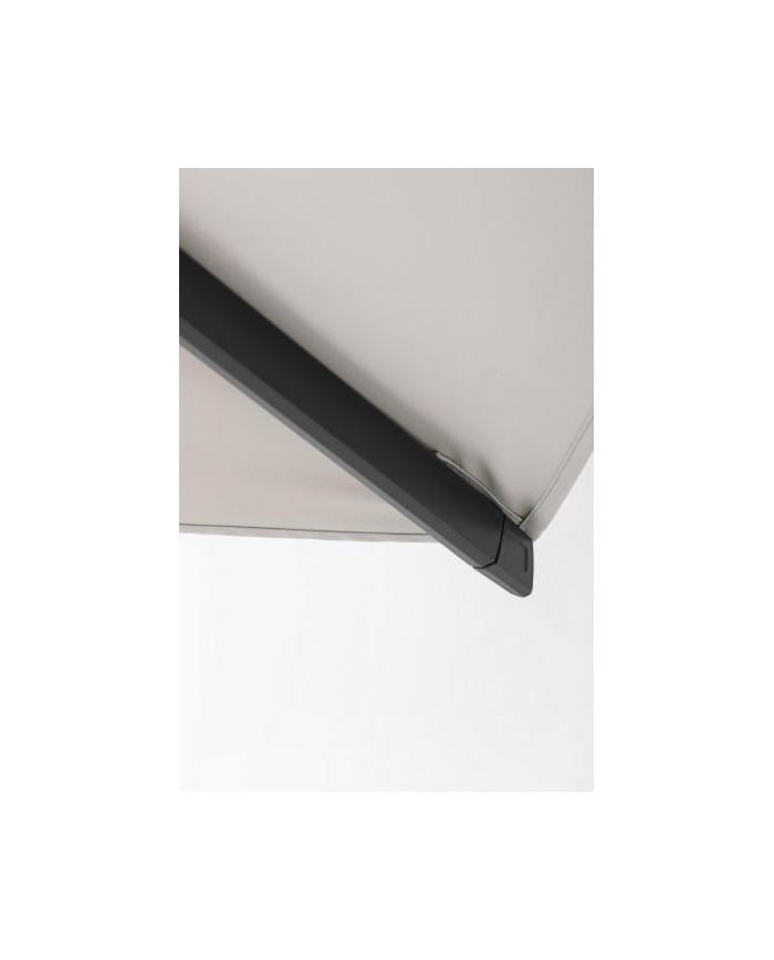 Ombrellone Braccio Aries 4x4 Antracite Naturale Bizzotto