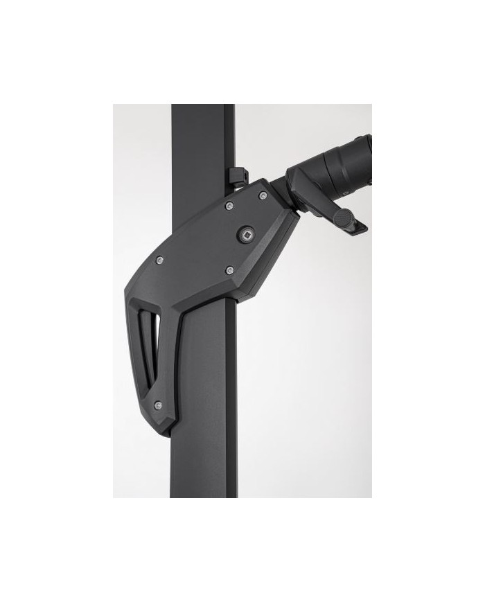 Ombrellone Braccio Aries 4x4 Antracite Naturale Bizzotto