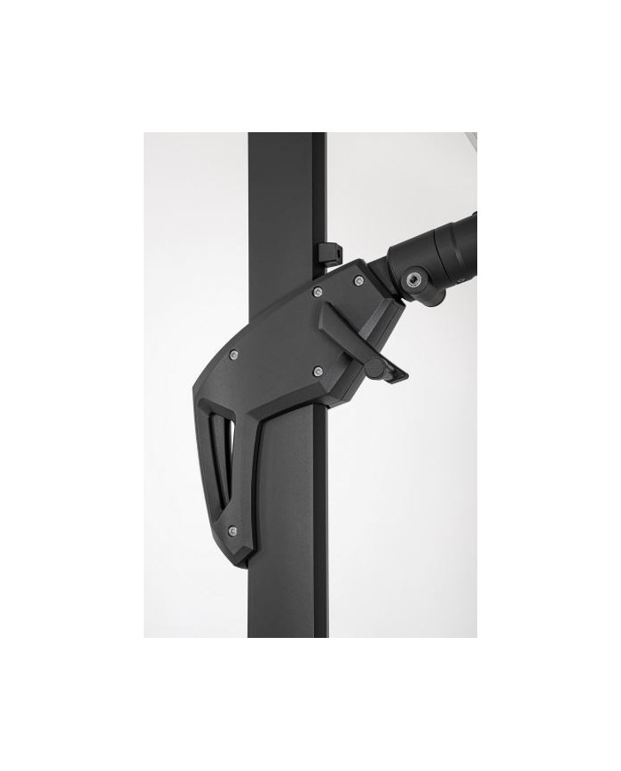 Ombrellone Braccio Aries 4x4 Antracite Naturale Bizzotto