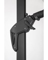 Ombrellone Braccio Aries 4x4 Antracite Naturale Bizzotto