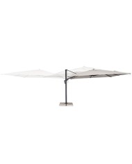 Ombrellone Braccio Aries 4x4 Antracite Naturale Bizzotto