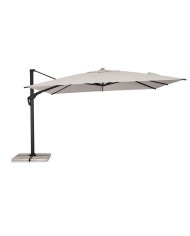 Ombrellone Braccio Aries 4x4 Antracite Naturale Bizzotto