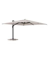 Ombrellone Braccio Aries 4x4 Antracite Naturale Bizzotto