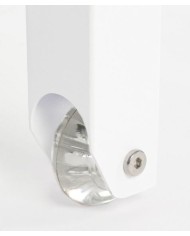 Lettino con ruote Konnor bianco