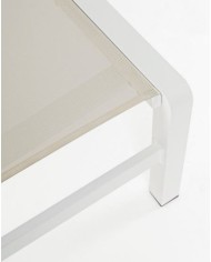 Lettino con ruote Konnor bianco