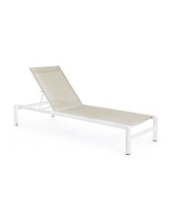 Lettino con ruote Konnor bianco