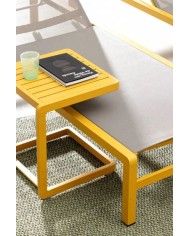 Lettino con ruote Konnor bianco