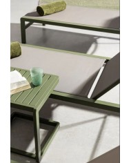 Lettino con ruote Konnor bianco