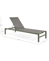 Lettino con ruote Konnor bianco
