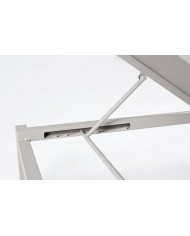 Lettino con ruote Konnor bianco