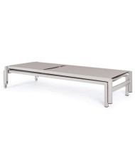 Lettino con ruote Konnor bianco